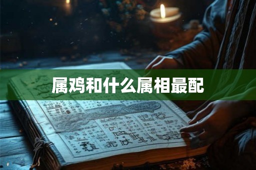 属鸡和什么属相最配
