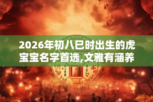 2026年初八巳时出生的虎宝宝名字首选,文雅有涵养