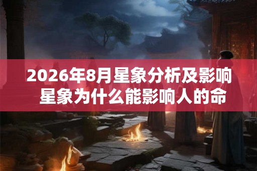 2026年8月星象分析及影响  星象为什么能影响人的命运