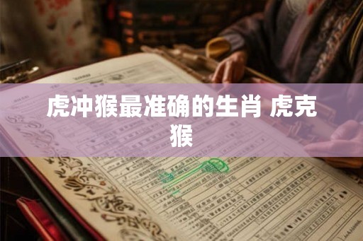 虎冲猴最准确的生肖 虎克猴