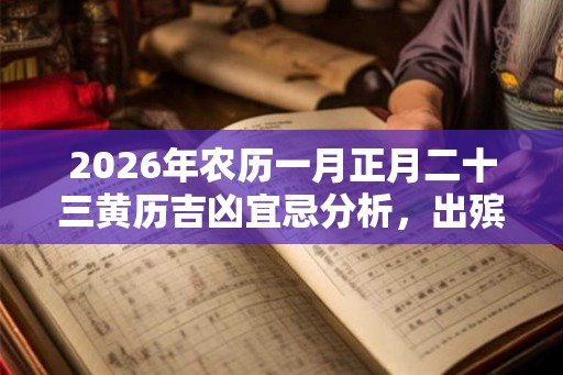 2026年农历一月正月二十三黄历吉凶宜忌分析，出殡行吗？