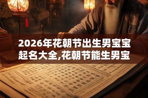 2026年花朝节出生男宝宝起名大全,花朝节能生男宝宝吗？