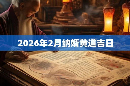 2026年2月纳婿黄道吉日