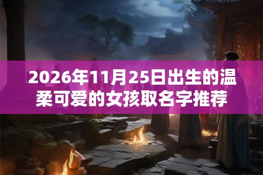 2026年11月25日出生的温柔可爱的女孩取名字推荐