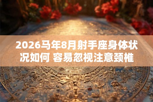 2026马年8月射手座身体状况如何 容易忽视注意颈椎