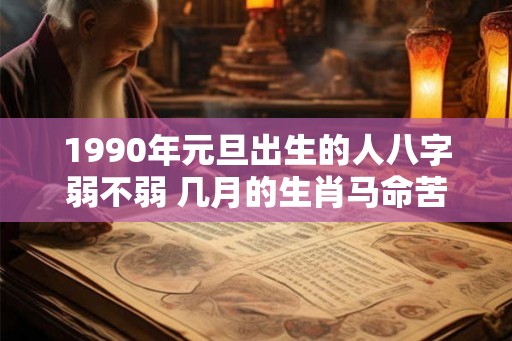 1990年元旦出生的人八字弱不弱 几月的生肖马命苦 1990年元旦出生的人八字弱不弱 几月的生肖马命苦