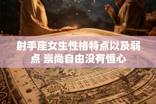 射手座女生性格特点以及弱点 崇尚自由没有恒心