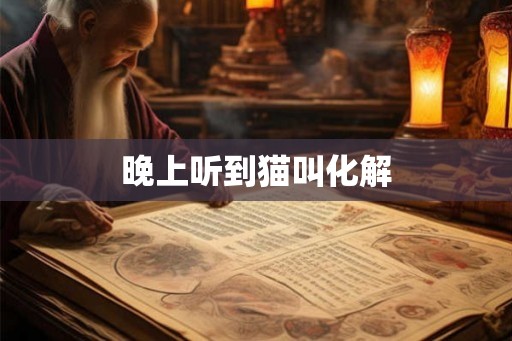 晚上听到猫叫化解