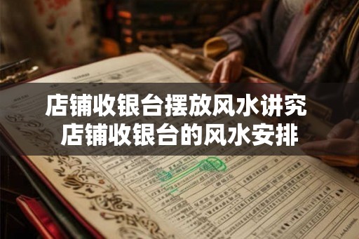 店铺收银台摆放风水讲究 店铺收银台的风水安排