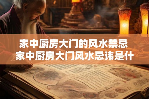 家中厨房大门的风水禁忌 家中厨房大门风水忌讳是什么