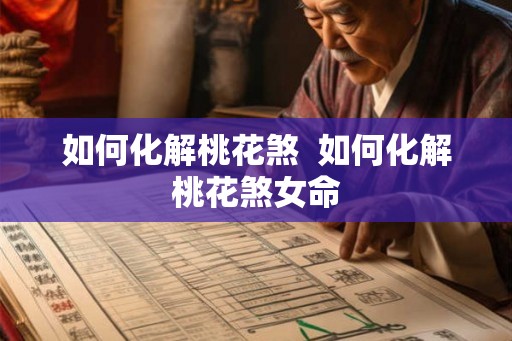 如何化解桃花煞  如何化解桃花煞女命