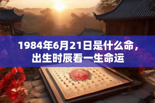 1984年6月21日是什么命,出生时辰看一生命运 1984年6月21日是什么命,出生时辰看一生命运