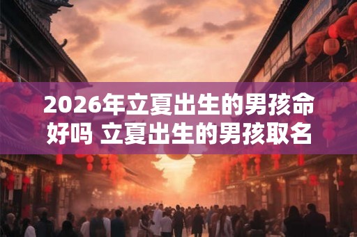 2026年立夏出生的男孩命好吗 立夏出生的男孩取名
