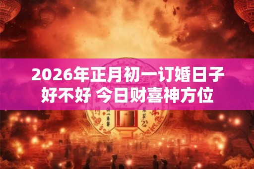 2026年正月初一订婚日子好不好 今日财喜神方位 2026年正月初一订婚日子好不好 今日财喜神方位
