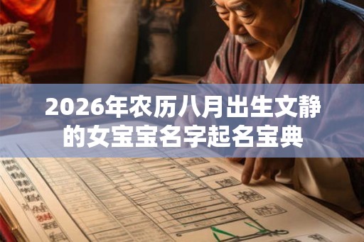2026年农历八月出生文静的女宝宝名字起名宝典 2026年农历八月出生文静的女宝宝名字起名宝典