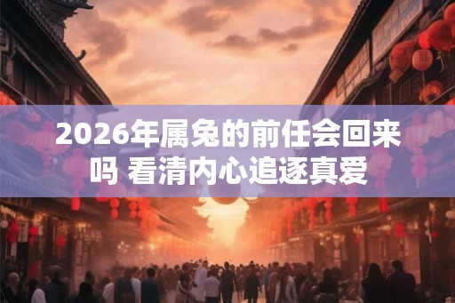2026年属兔的前任会回来吗 看清内心追逐真爱
