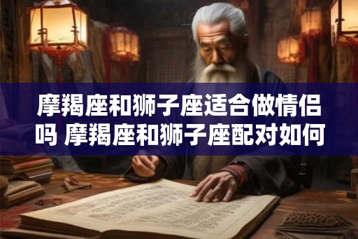 摩羯座和狮子座适合做情侣吗 摩羯座和狮子座配对如何