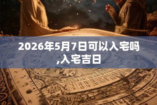 2026年5月7日可以入宅吗,入宅吉日
