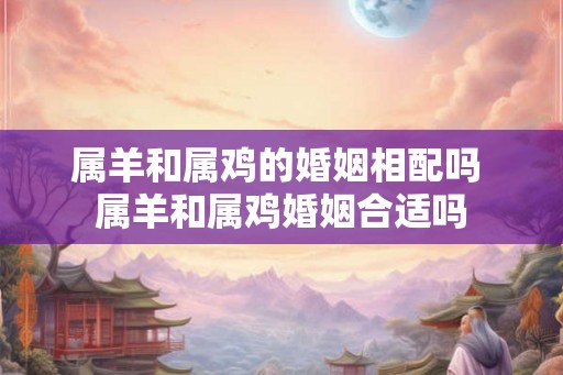 属羊和属鸡的婚姻相配吗 属羊和属鸡婚姻合适吗