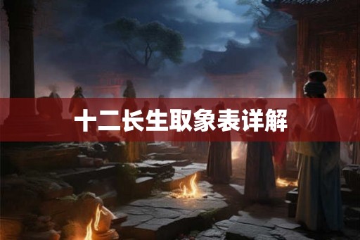 十二长生取象表详解