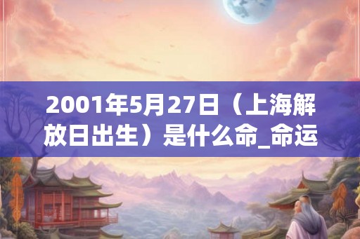 2001年5月27日（上海解放日出生）是什么命_命运如何