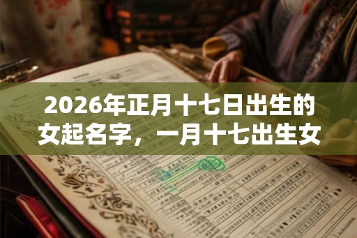 2026年正月十七日出生的女起名字，一月十七出生女孩取名