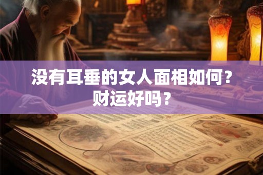 没有耳垂的女人面相如何?财运好吗? 没有耳垂的女人面相如何?财运好吗?