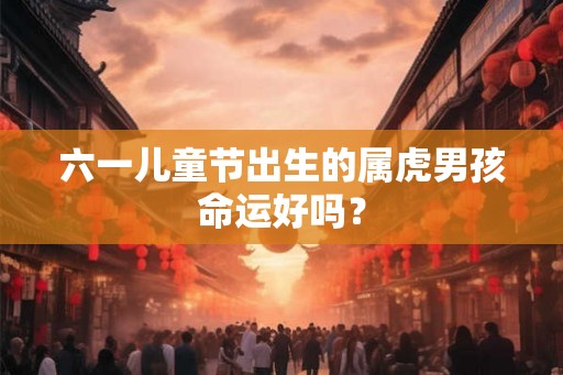 六一儿童节出生的属虎男孩命运好吗？