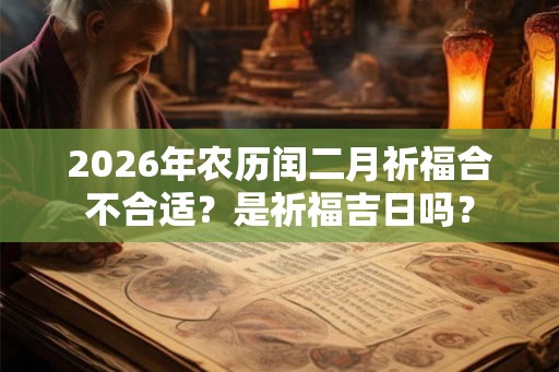 2026年农历闰二月祈福合不合适？是祈福吉日吗？