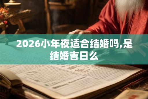 2026小年夜适合结婚吗,是结婚吉日么