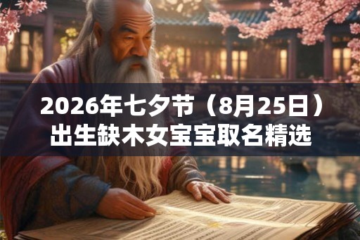 2026年七夕节(8月25日)出生缺木女宝宝取名精选 2026年七夕节(8月25日)出生缺木女宝宝取名精选