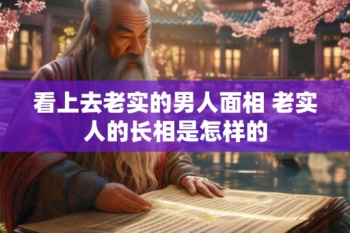 看上去老实的男人面相 老实人的长相是怎样的 看上去老实的男人面相 老实人的长相是怎样的