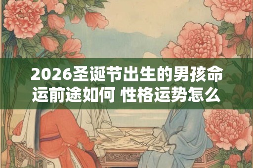 2026圣诞节出生的男孩命运前途如何 性格运势怎么样
