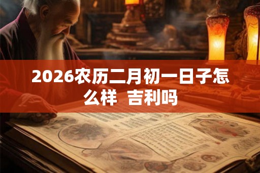 2026农历二月初一日子怎么样  吉利吗