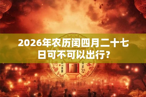 2026年农历闰四月二十七日可不可以出行? 2026年农历闰四月二十七日可不可以出行?