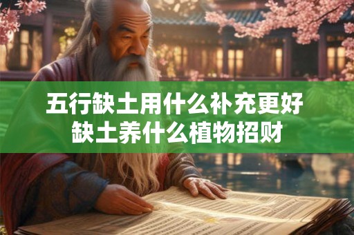 五行缺土用什么补充更好 缺土养什么植物招财