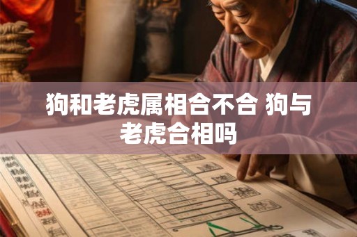 狗和老虎属相合不合 狗与老虎合相吗