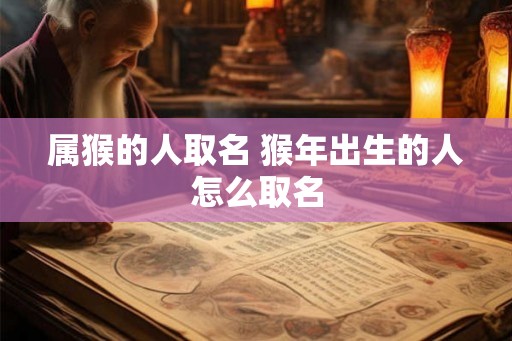 属猴的人取名 猴年出生的人怎么取名 属猴的人取名 猴年出生的人怎么取名