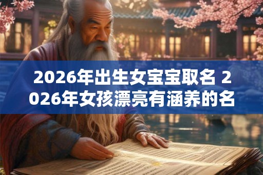 2026年出生女宝宝取名 2026年女孩漂亮有涵养的名字