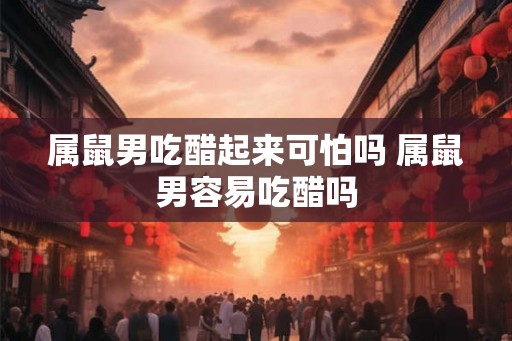 属鼠男吃醋起来可怕吗 属鼠男容易吃醋吗