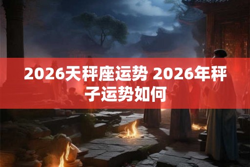 2026天秤座运势 2026年秤子运势如何 2026天秤座运势 2026年秤子运势如何