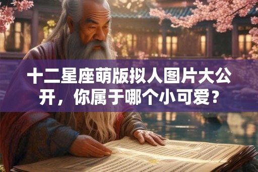 十二星座萌版拟人图片大公开，你属于哪个小可爱？