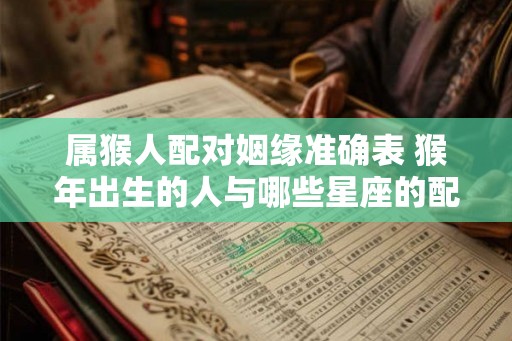 属猴人配对姻缘准确表 猴年出生的人与哪些星座的配对最佳