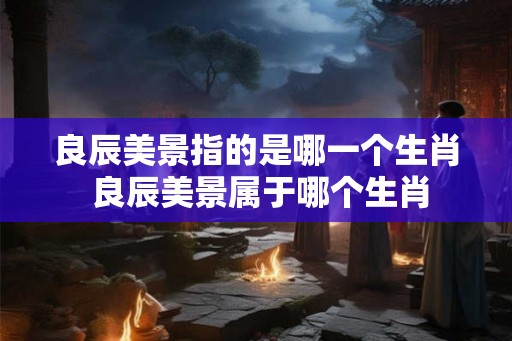 良辰美景指的是哪一个生肖 良辰美景属于哪个生肖
