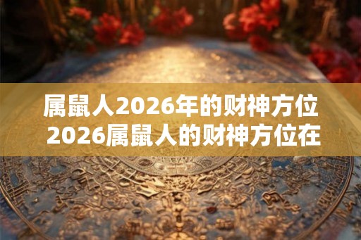 属鼠人2026年的财神方位 2026属鼠人的财神方位在哪