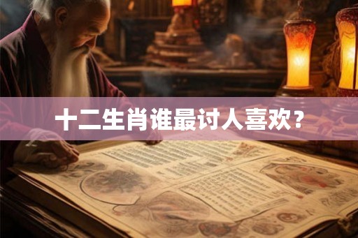 十二生肖谁最讨人喜欢？