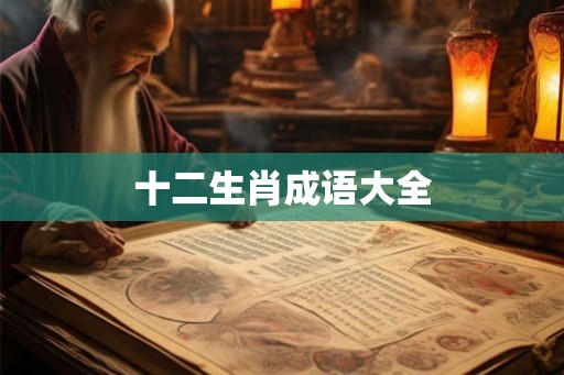 十二生肖成语大全