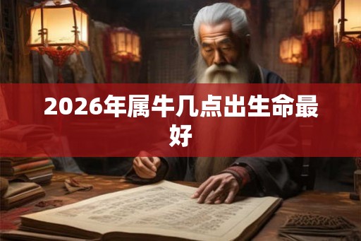 2026年属牛几点出生命最好