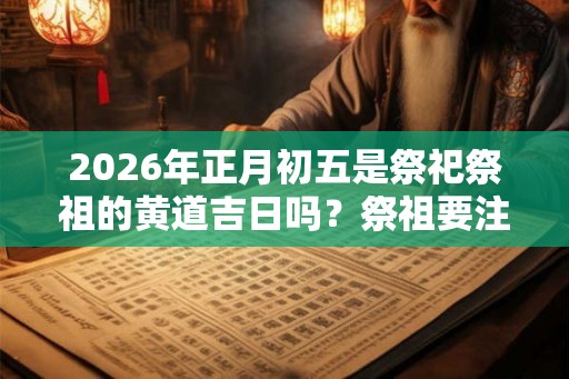 2026年正月初五是祭祀祭祖的黄道吉日吗？祭祖要注意什么？