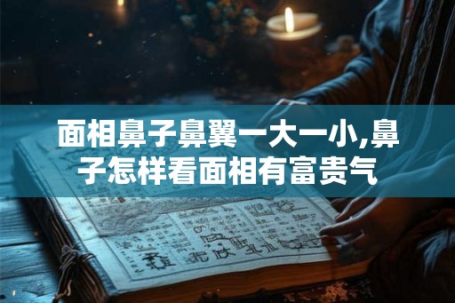面相鼻子鼻翼一大一小,鼻子怎样看面相有富贵气